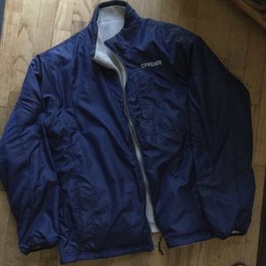 SPIDER reversible men's rain jacket